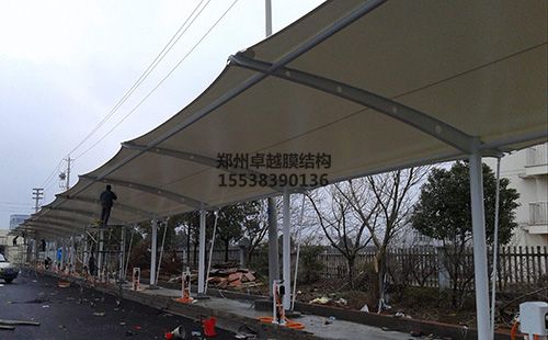臨汾公交充電站膜結(jié)構車棚