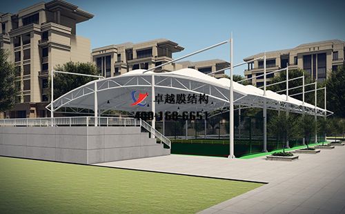 庫爾勒膜結(jié)構(gòu)網(wǎng)球場門球場籃球場（ 庫爾勒全民健身中心）設計施工安裝案例