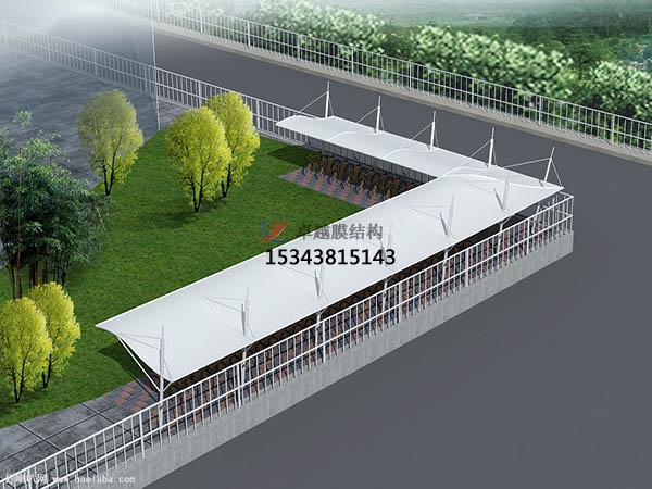 安義膜結(jié)構(gòu)【充電站雨棚】停車棚設計安裝